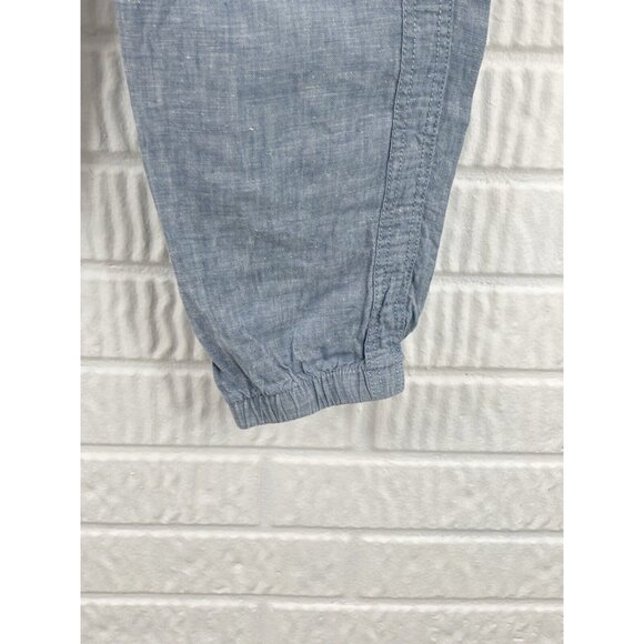 ATHLETA Cabo Linen Joggers in Blue Size 6 - Picture 4 of 11